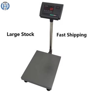 Balance de comptage industrielle 100kg 150kg 300kg 600kg, plateforme de pesage robuste avec écran LCD - Product Image 1