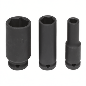 Jeu de douilles à chocs Fervi 10mm 12mm 14mm à encoche profonde - Product Image 2