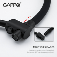 GAPPO Robinet d'eau potable Système de filtre d'eau Robinet d'évier de cuisine flexible avec tuyau de purification d'eau