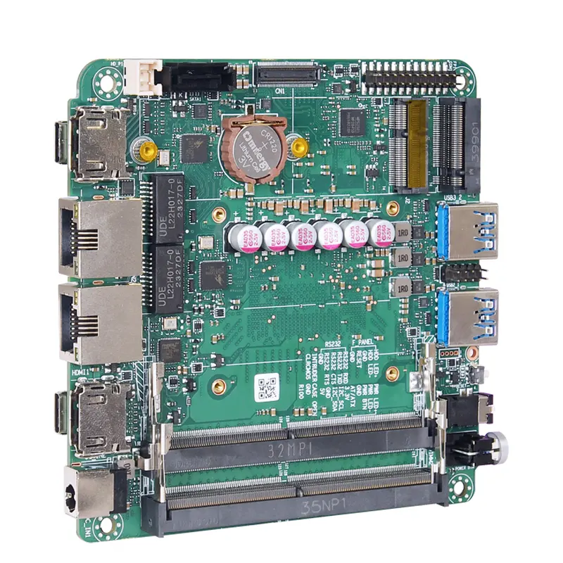 Zunsia AMD NUC Motherboard Multi Display Industrial mainboard with R 6000 7000 Series CPU for Dual Nic mini pc