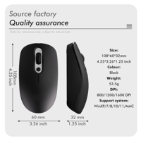 Clavier et souris sans fil silencieux Umila OEM, combo clavier mignon en forme de chien