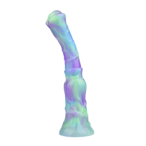Dildo en forme de cheval séduisant <span class=keywords><strong>pour</strong></span> femmes et hommes, jouet sexuel animal qui brille dans le noir <span class=keywords><strong>pour</strong></span> jeux de couple, dildo en silicone texturé réaliste 24 cm - Product Image 5