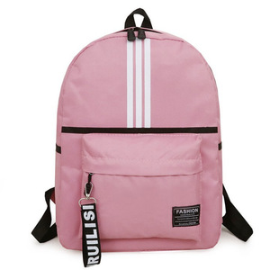 Fashionable Lightweight Student <b>Backpack</b> Customizable Logo Casual Dual-shoulder Bag Arc Shoulder <b>Strap</b> Polyester Lining Oxford - Product Image 5