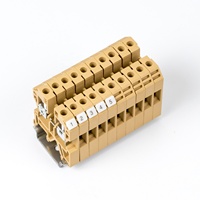 800V 32A 0.2-4mm2 bornier à vis conducteur en laiton 24-12awg JXB/SAK-4EN utilisé pour les E/S d'armoire de commande d'automatisation