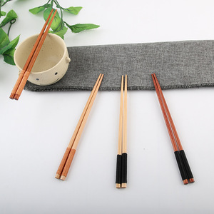 Vente en gros de baguettes pointues japonaises à usage domestique d'hôtel Vaisselle à la mode Bûches antidérapantes en bois - Product Image 2