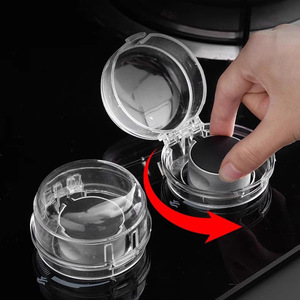 Gas Stove Knob Protective Cover Transparent Plastic Easy Clean For Cooktop Parts - Product Image 2