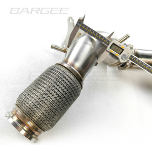 Bargee High Ss304 Tubo de escape para Maserati <span class=keywords><strong>MC20</strong></span> <span class=keywords><strong>Cielo</strong></span> PrimaSerie 2020 ~ UP 3,0 T Escape de sonido activo - Product Image 2