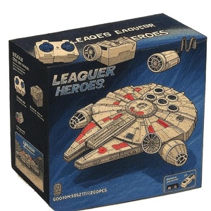 Avec Moteur <span class=keywords><strong>KBOX</strong></span> 10521 Faucon Millenium avec Lumière LED Nouveaux Blocs de Construction Vaisseau Star Plane pour Enfants 11230+ Pièces Briques Jouet 75192 - Product Image 1