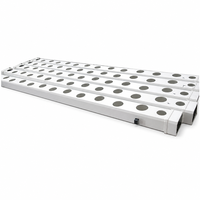 Tube hydroponique carré en PVC OEM ODM avec couvercle coulissant, facile à nettoyer, canal hydroponique pour projet agricole