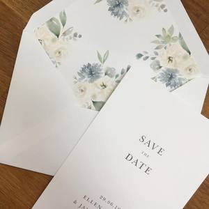Emballage de carte de remerciement personnalisée, enveloppe d'<span class=keywords><strong>invitation</strong></span> de mariage, avec doublure florale - Product Image 4
