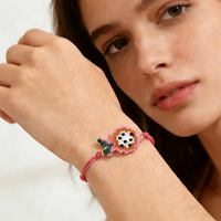 Bracelet Bohème en Forme de Fruit avec Perles de Rocaille Faites à la Main pour Anniversaires ou Cadeaux Femme/Homme