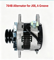 Alternateur de générateur CA pour excavatrice, pièces de rechange moteur J08 pour SK210 SK250 SK350 SK380-8/-10, garantie 1 an, fabriqué en Chine