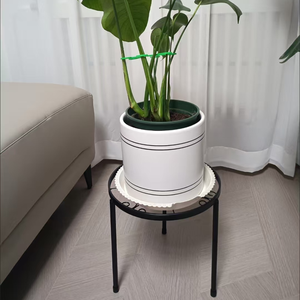 Runde Stützen Display Rack Tiered <span class=keywords><strong>Plant</strong></span> <span class=keywords><strong>Stand</strong></span> Shelf 5er Pack Abnehmbare Metall pflanzenst änder für drinnen und draußen - Product Image 3