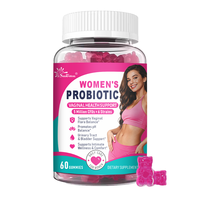 Gummies Probiotiques pour Femmes, Fournisseur d'Usine OEM/ODM, Favorisent la Flore Vaginale et l'Équilibre du pH, Saveur Naturelle de Baies (60 Unités)