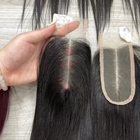 ¡Más vendido! Cabello crudo vietnamita HD Cierre de encaje suizo todos los tamaños 4x4 5x5 6x6 pequeños nudos Color natural proveedores de cabello humano