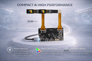 0.49インチ マイクロOLEDディスプレイ 1920x1080 FHD双眼鏡OLEDスクリーン、Type-C DP Altモードドライバーボード搭載、AR/VRグラス用 - Product Image 6