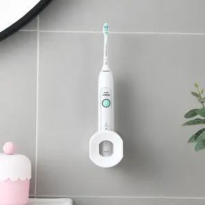 New ideas Non - punching 3m glue waterproof toothbrush holder Bathroom Self-adhesive Wall Mount Electric Toothbrush Holder