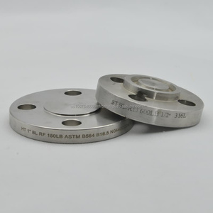 Bride aveugle ANSI B16.5 150 en acier duplex SS321 laminé à chaud, col de soudure B16.5 - Product Image 1