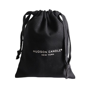 Bolsa de Lona de Algodón Reutilizable al por Mayor con Cordón y Patrón de Letras, Tamaño Mediano Personalizado, Bolsa de Regalo Promocional - Product Image 2