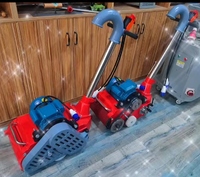 Ponceuse à tambour verticale industrielle électrique portable puissante pour sols en bois dur