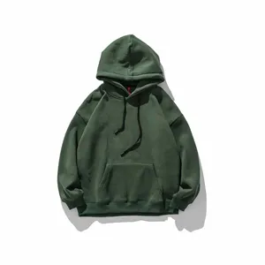 Customized Autumn New Plush Hooded Japanese Vintage Pullover Men's Casual Hoodies