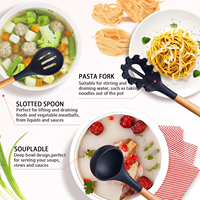 Ensemble de couteaux de cuisine en acier inoxydable 19 pièces avec logos personnalisés, manches en plastique ambidextres, lames durables et affûtées - Durable