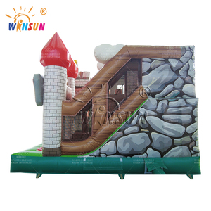 Castillo Inflable para Niños con Tobogán y Trampolín, Material de PVC Ignífugo e Impermeable, Tamaño Personalizable - Product Image 5