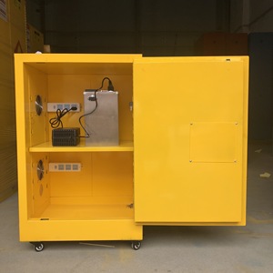 8-Device Fireproof Explosion-Proof Galvanized Steel Storage Cabinet <strong>Charging</strong> <strong>Station</strong> for <strong>E</strong>-<strong>Bike</strong> Batteries Electric Cars - Product Image 1