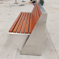 Banc d'extérieur en WPC, banc public de parc, lattes de banc en bois de remplacement pour mobilier de jardin, banc en bois dur pour patio