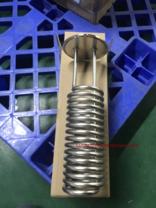 Aksesoris pembuatan bir 4 "<span class=keywords><strong>TC</strong></span> Chiller Coil dengan Barb kualitas tinggi penukar panas pendingin kumparan imersi Wort Chiller 5m 6m - Product Image 5