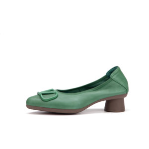 Zapatos <span class=keywords><strong>de</strong></span> trabajo con elevador <span class=keywords><strong>de</strong></span> punta estrecha y tacón grueso <span class=keywords><strong>de</strong></span> cuero genuino <span class=keywords><strong>de</strong></span> talla grande personalizados, zapatos <span class=keywords><strong>de</strong></span> <span class=keywords><strong>azafata</strong></span> cómodos sin cordones para dama - Product Image 3