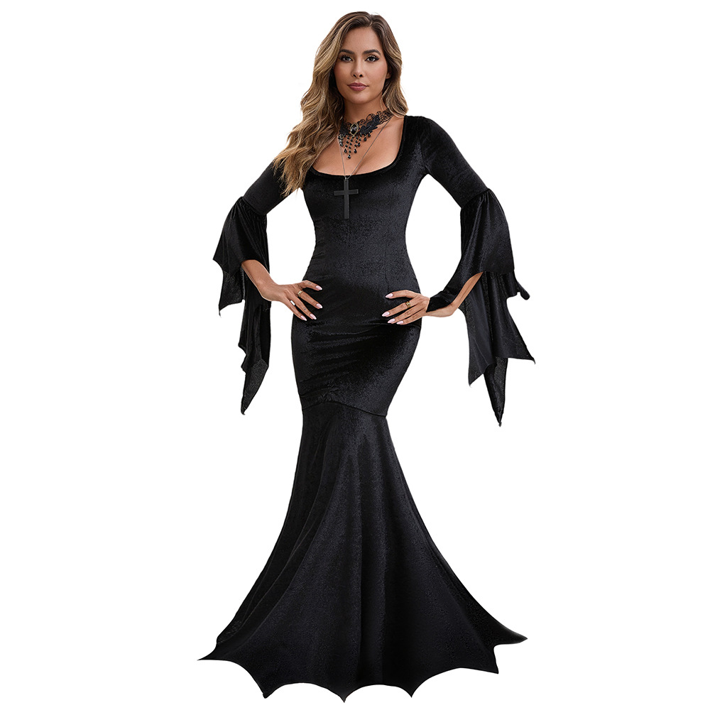 Traje De Vampiro Gótico Conde Deluxe Para Adulto | Incluye Camisa, Chaleco, Capa, Pantalones Y Colgante | Talla única Y Plus Size | Ideal Para Halloween