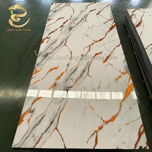 Panneau mural en marbre 1220*2440mm Classique Commerce Divertissement Imperméable Haute brillance <span class=keywords><strong>Feuille</strong></span> de PVC Design moderne pour l'intérieur - Product Image 4