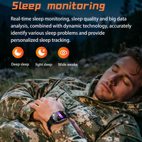 Montre connectée sportive Y8 avec lampe de poche, suivi du sommeil et de la santé, batterie 1000 mAh, étanche IP68, tracker d'activité pour hommes