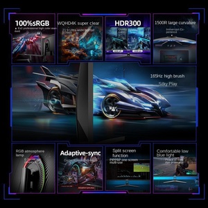 <span class=keywords><strong>Monitor</strong></span> de Computadora Curvo de 34 Pulgadas con Panel IPS, 240Hz, 1ms, HD, para Juegos, Hogar y Oficina - Product Image 4