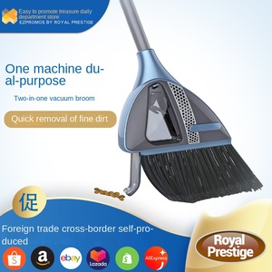 Vabroom Home Use Two-in-One Long <strong>Vacuum</strong> <strong>Cleaner</strong> and Lazy Broom PET Bristle Head with Suture Track Dustpan - Product Image 2
