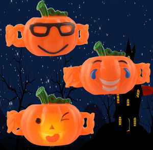 Pulsera de <span class=keywords><strong>calabaza</strong></span> Led parpadeante para niños, de plástico, para Halloween, barata - Product Image 6