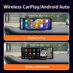 Caméra de tableau de bord universelle pour voiture 10,26 pouces, multimédia, Android Auto, WiFi sans fil, AUX, enregistreur vidéo FM, caméra de recul - Product Image 3