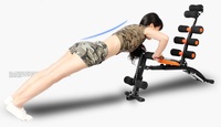 Appareil de musculation tout-en-un pour le corps entier, machine à abdominaux avec rouleaux en mousse et poulie réglable pour l'entraînement à domicile