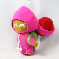Peluche de jeu de dessin animé Shadow Milk Cookie, poupée anime douce Shadow Milk Cookie Run, peluche bleue de sorcier Shadow Milk Cookie