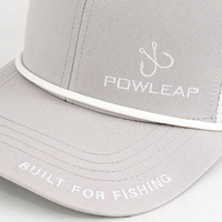 Sombrero de camionero de ala plana con logotipo personalizado con gorras de Sol de cuerda, gorra de cuerda de conductor de pesca para deportes al aire libre de verano con espalda de malla de cuerda