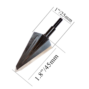 Plástico afilado a mano de acero al carbono de punta ancha tradicional de grano 200 de un solo bisel para tiro con tocón tradicional tiro con arco caza - Product Image 2