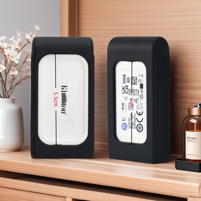 Silicone Protective Cover Use for Kingston LXS1000 PSSD Mobile SSD 1TB2TB4TB USB 3.2Gen2 Mobile Mini Hard Drive Silicone Case