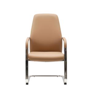 Hochwertiger Lederstuhl mit Bogenrahmen - Product Image 4