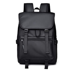 Custom Large Capacity Leisure Vitality <b>Backpack</b> With Bag Cover <b>Black</b> Gray Blue for Outdoor Travel Hiking and Laptop Use - Product Image 1