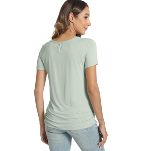<span class=keywords><strong>Camisas</strong></span> <span class=keywords><strong>de</strong></span> maternidad personalizadas para mujer, camisetas <span class=keywords><strong>de</strong></span> <span class=keywords><strong>lactancia</strong></span> <span class=keywords><strong>de</strong></span> manga corta para amamantar, ropa <span class=keywords><strong>de</strong></span> doble capa, camisa informal - Product Image 2