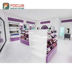 Solución Integral de Diseño Moderno para Tiendas de Cosméticos con Muebles de Madera Sólida - Product Image 3