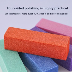 Ensemble de blocs polissoirs colorés pour ongles, lime et polissoir en éponge pour ongles naturels, outil de manucure et pédicure pour femmes - Product Image 2