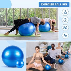 Ballon de Gymnastique Suisse en PVC Premium Anti-éclatement pour Massage, Stabilité et Équilibre – Idéal Yoga et Exercices - Product Image 4