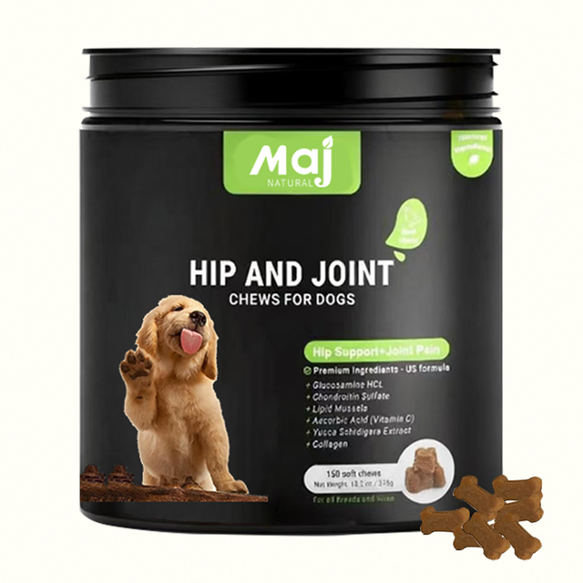 OEM 120 Soft Chews Hip and Joint Supplement for Dog Glucosamine Pain Relief Treats Chondroitin Advanced Hip Joint Supplements
